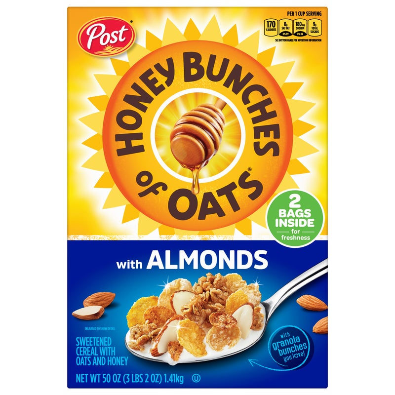 Post Honey Bunches of Oats with Almonds, 48 oz